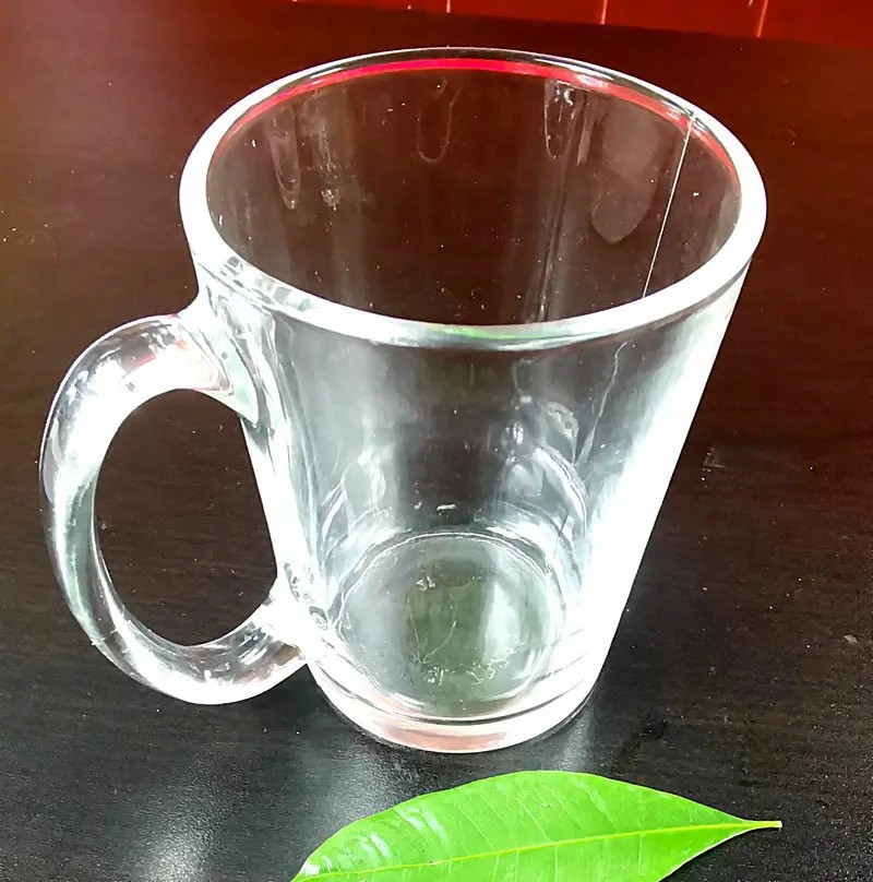 300ml (10 Oz) Glass Mug With Handle suppliers
