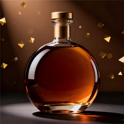 750мл болор цагаан бренди шилэн лонх
