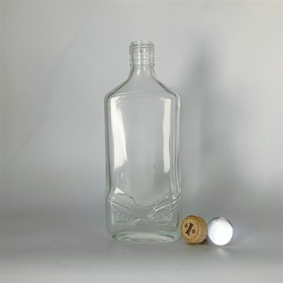 700мл шураг тагтай виски шилэн лонх